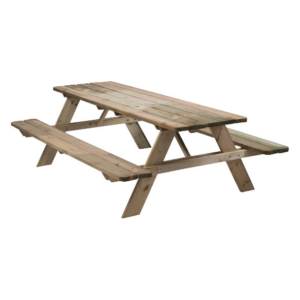 Grenen Picknicktafel 180cm