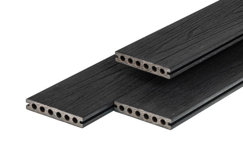 Composiet Vlonderplank 23 × 138 mm Zwart